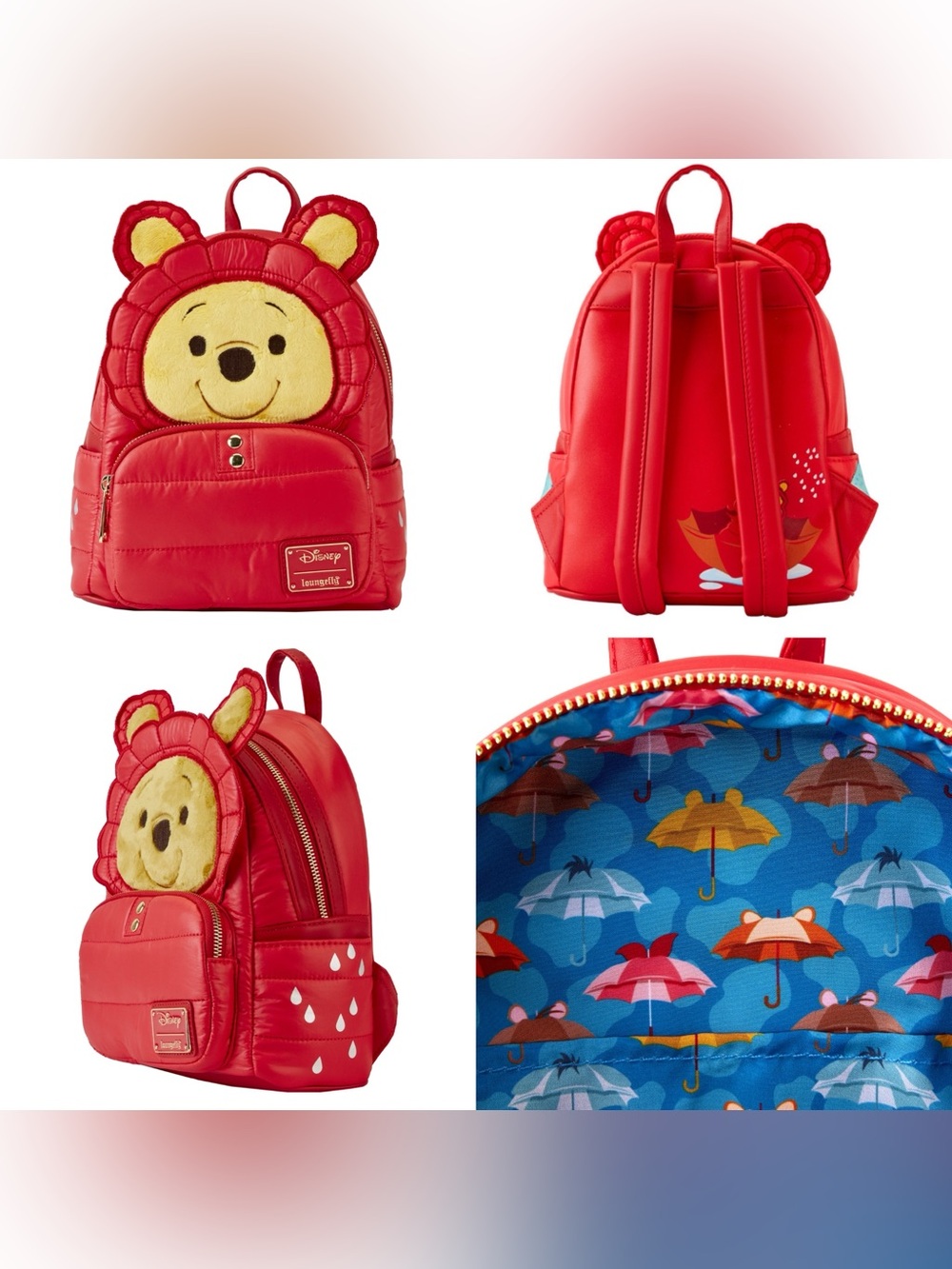 NWOT Loungefly Disney Winnie The Pooh
Puffer Jacket Mini Backpack